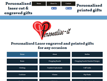 Tablet Screenshot of personalise-it.co.uk